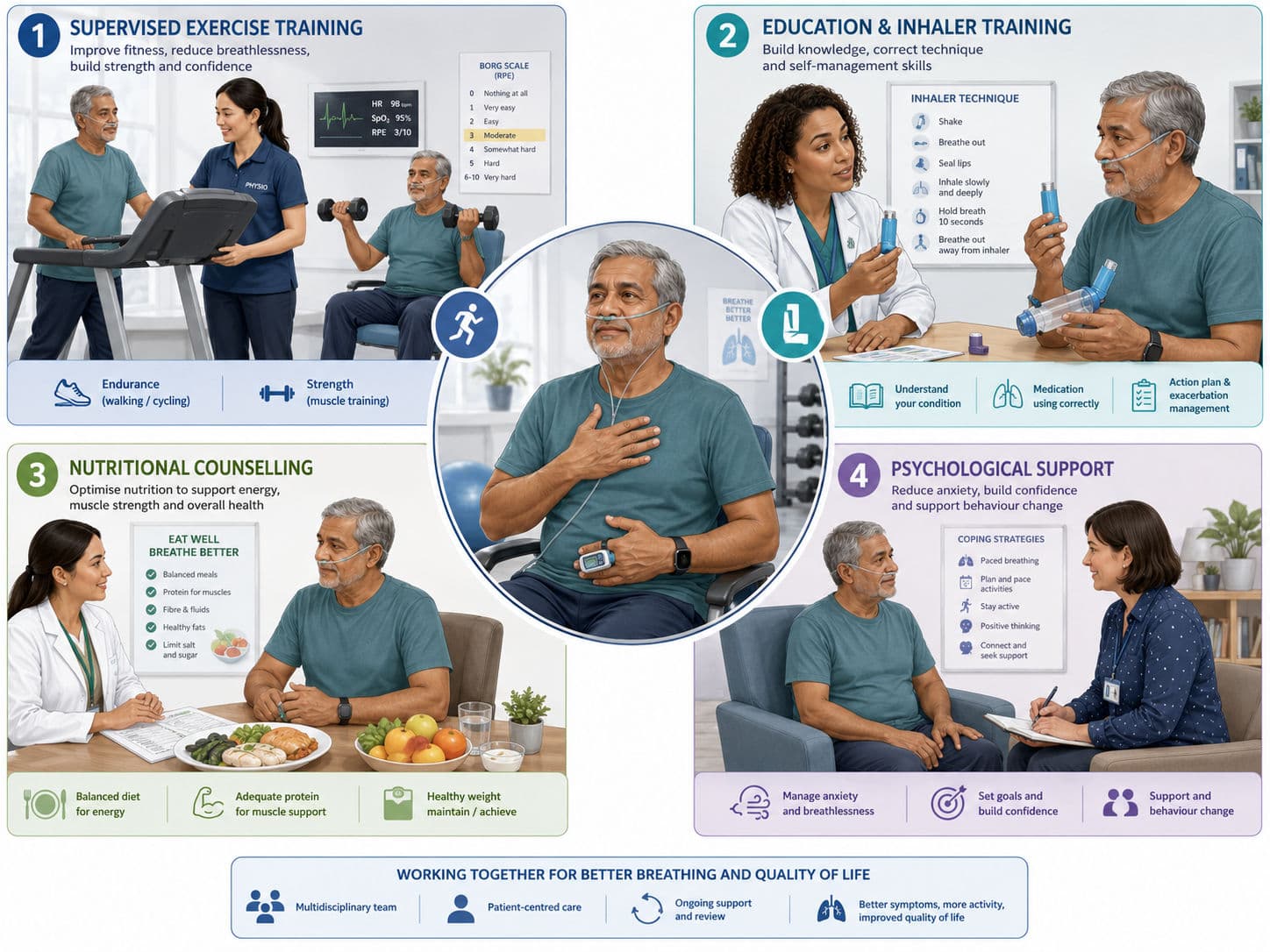 Pulmonary Rehabilitation Programmes: Structure, Evidence and Outcomes
